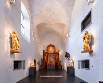 Chrudim - Church/ museum Baroque sculptures