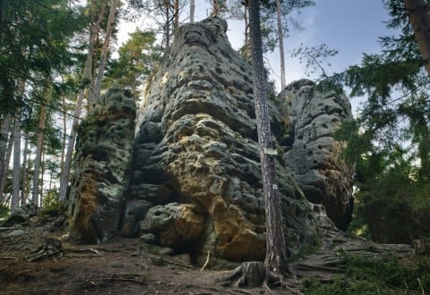 TOULOVCOVY MAŠTALE PŘEDSTAVUJÍ JEDINEČNÝ SYSTÉM SKALNÍCH MĚST A LABYRINTŮ